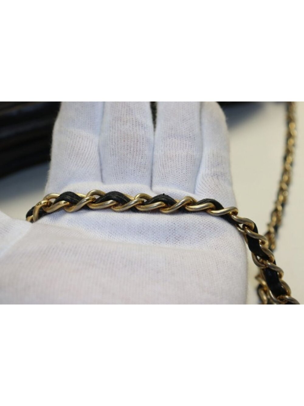 Chanel 0 Quilted Fringe GD Leather Chain Shoulder - Picture 5 of 9